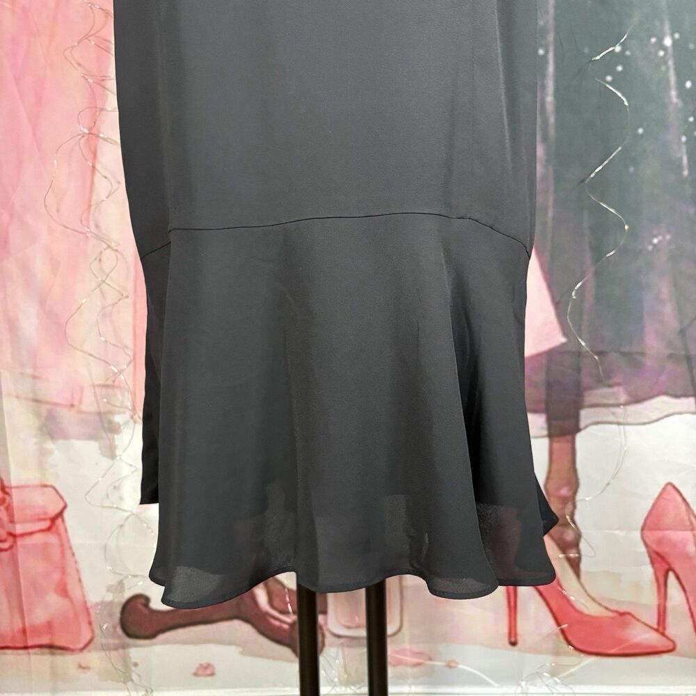 Black Midi Dress (Banana Republic) Sz 4- NWT - Picture 4 of 11